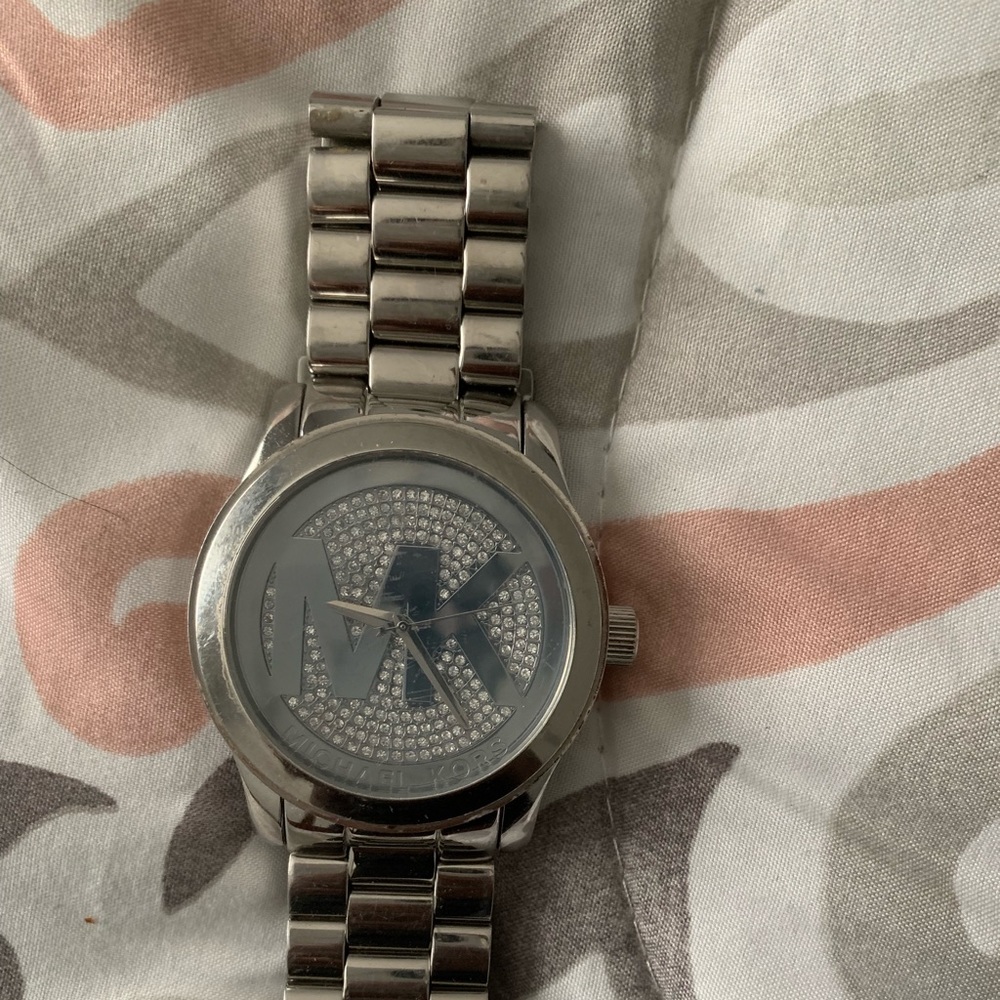 Silver Micheal Kors Watch
